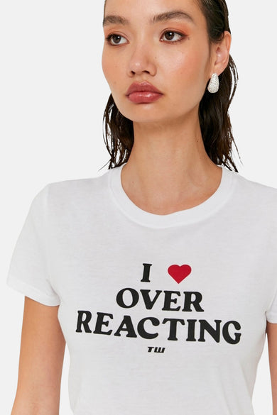 T-shirt (korte mouwen) wit - TALLY WEIJL