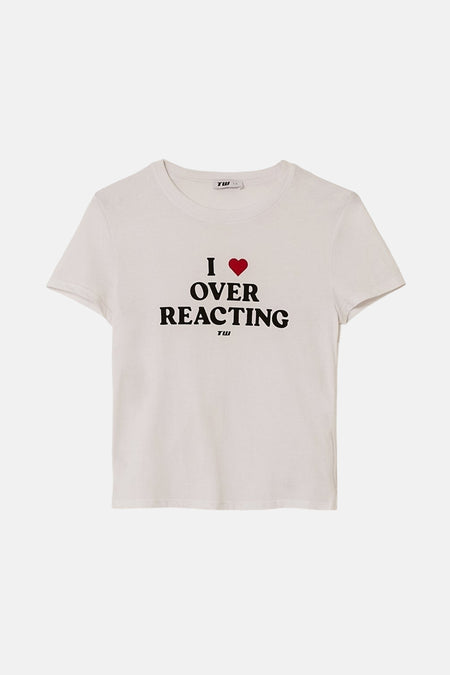 T-shirt met korte mouwen - wit
