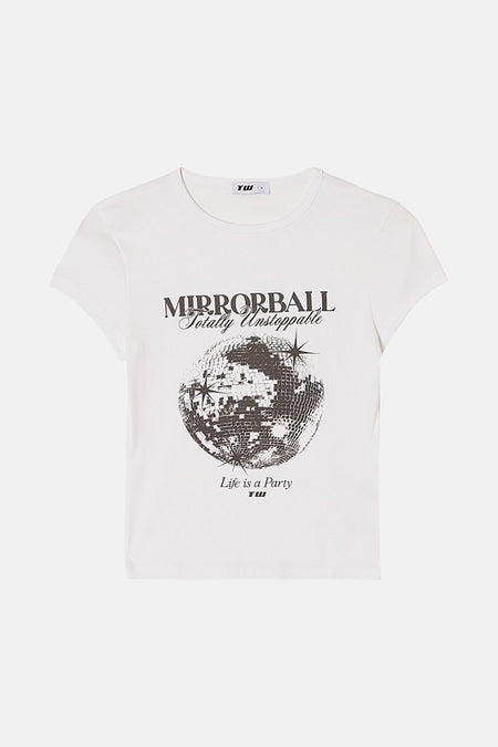 T-shirt met korte mouwen - wit