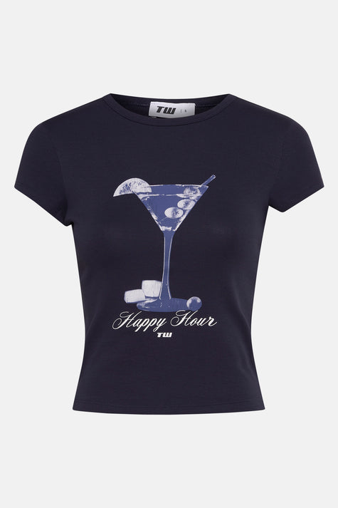 T-shirt (korte mouwen) Blauw - TALLY WEIJL