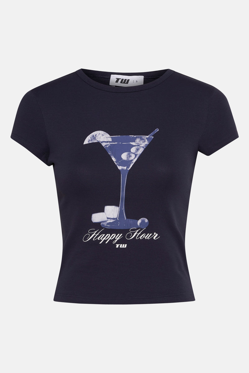 T-shirt (korte mouwen) Blauw - TALLY WEIJL