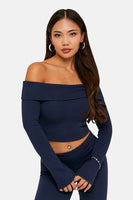 T-shirt met lange mouwen - blauw