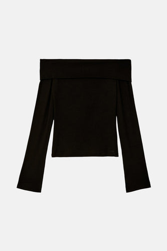 T-shirt met lange mouwen - zwart - TALLY WEIJL