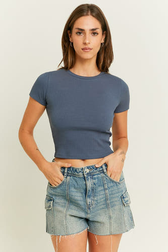 T-shirt à manches courtes - bleu