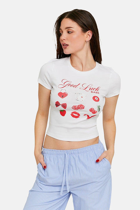 T-shirt (korte mouwen) Wit - TALLY WEIJL