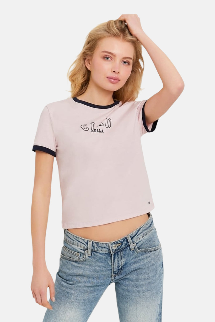 T-shirt - roze