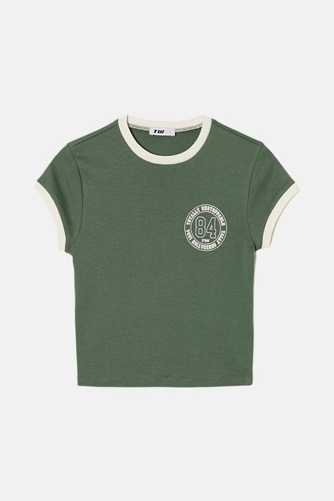 T-shirt (manches courtes) Vert - TALLY WEIJL