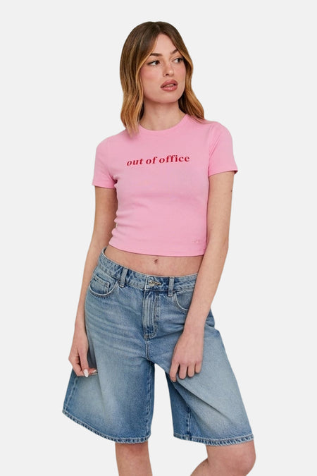 T-shirt (korte mouwen) Roze - TALLY WEIJL