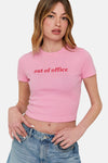 T-shirt (korte mouwen) Roze - TALLY WEIJL