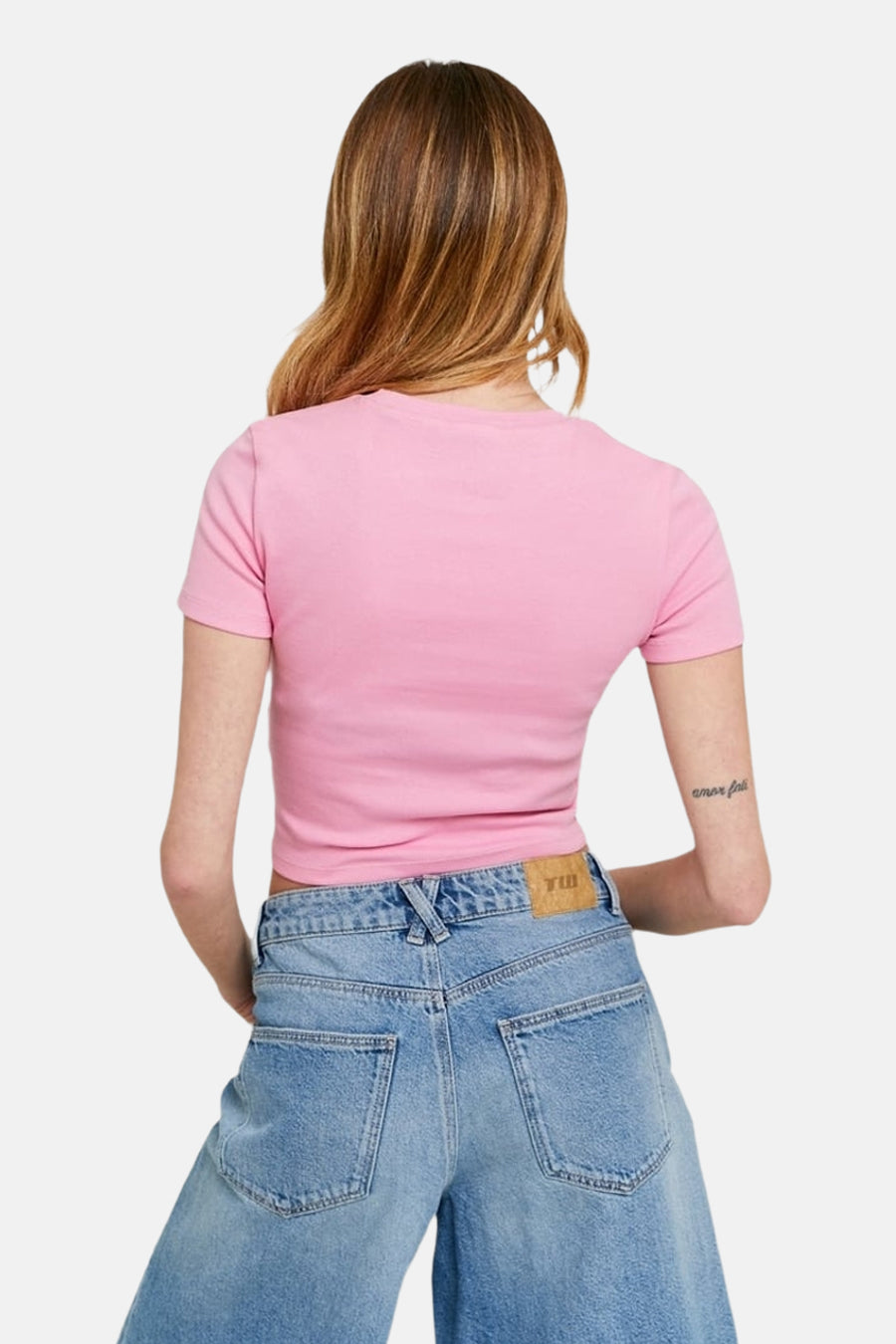 T-shirt à manches courtes - rose - TALLY WEIJL