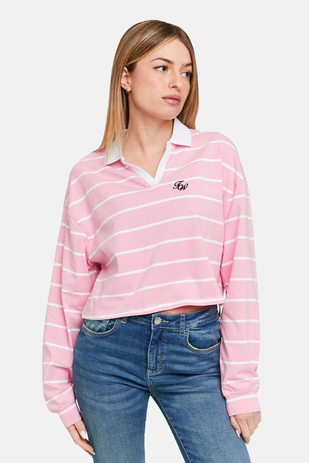 Polo's (lange mouwen) Roze - TALLY WEIJL