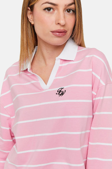 Polo's (lange mouwen) Roze - TALLY WEIJL