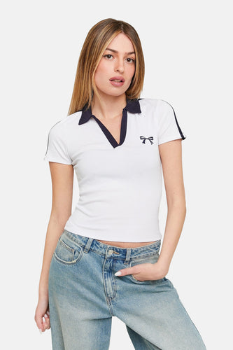 T-shirt met korte mouwen - wit