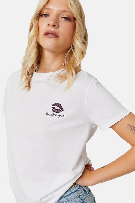 T-shirt (korte mouwen) Wit - TALLY WEIJL