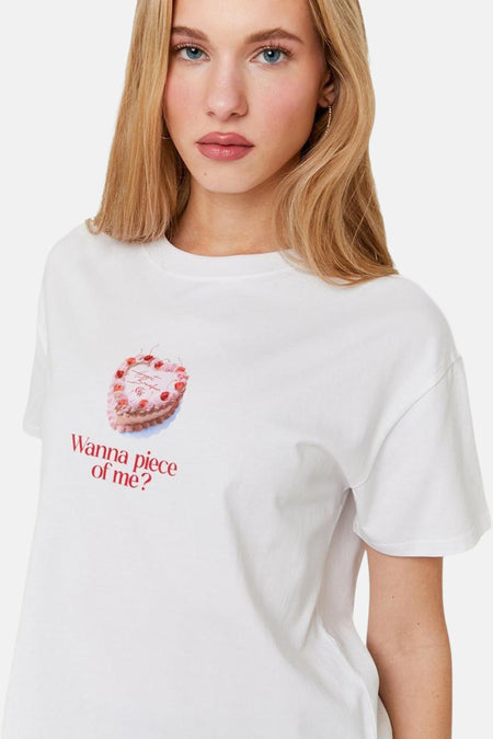 T-shirt met korte mouwen - wit