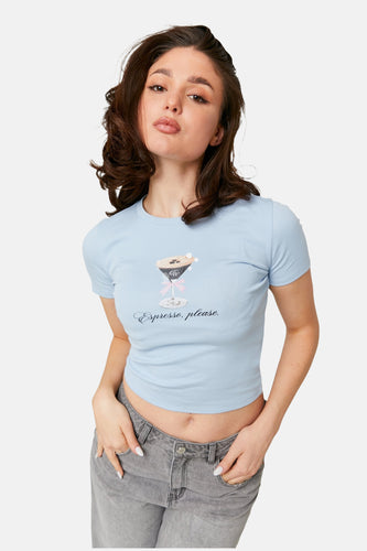 T-shirt à manches courtes - bleu - TALLY WEIJL