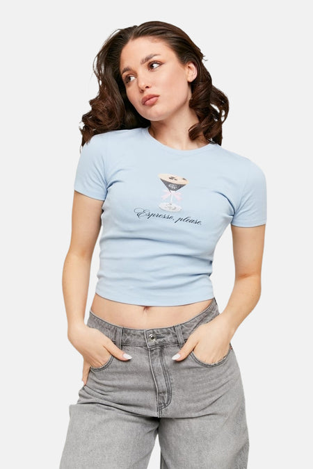 T-shirt (korte mouwen) Blauw - TALLY WEIJL