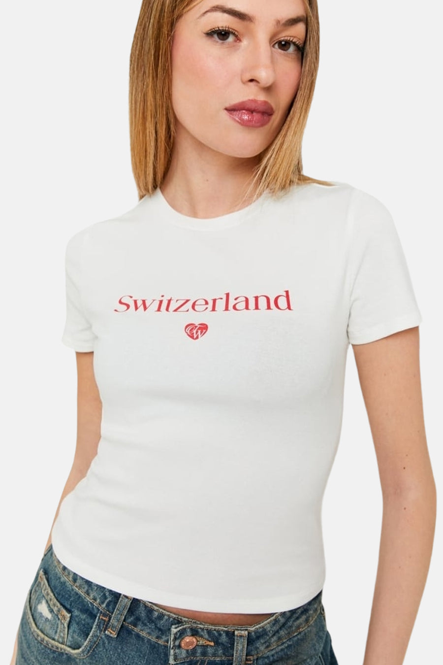 T-shirt à manches courtes - Blanc - TALLY WEIJL