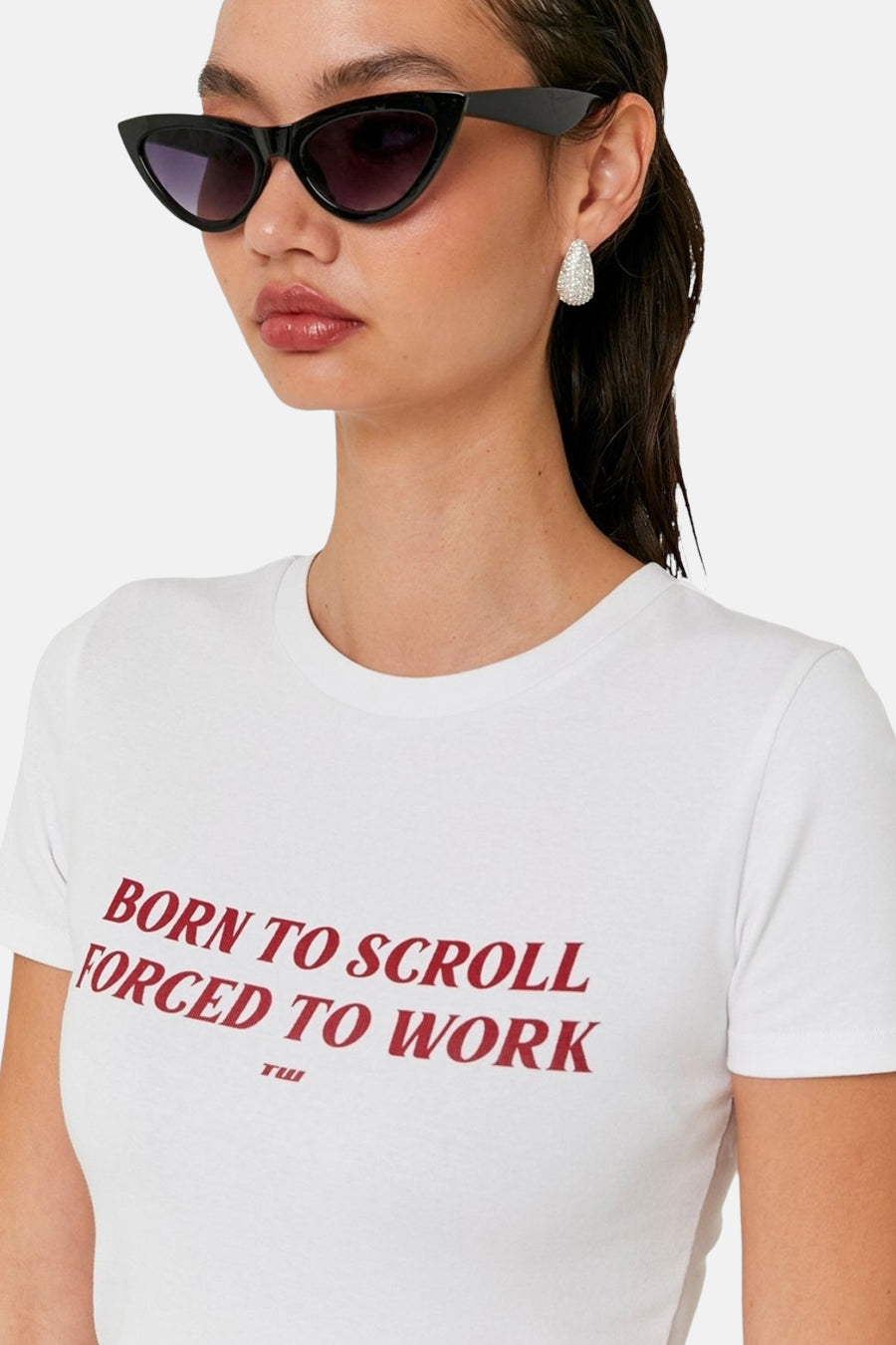 T-shirt met korte mouwen - wit