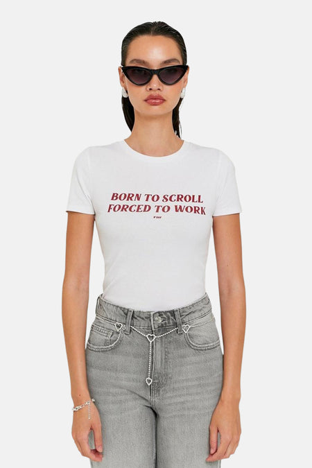 T-shirt met korte mouwen - wit