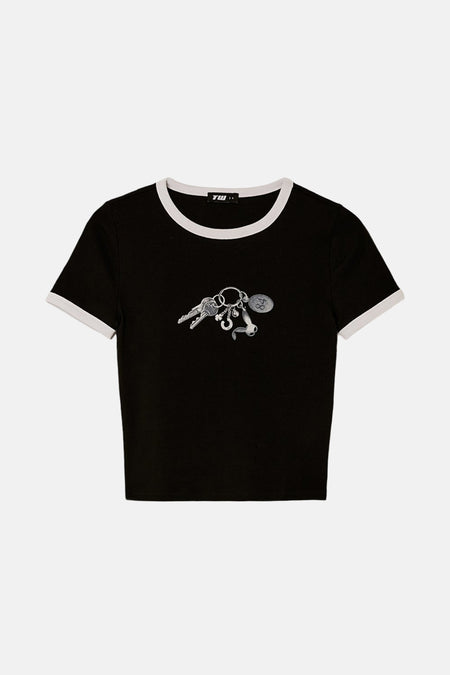 T-shirt (manches courtes) noir - TALLY WEIJL