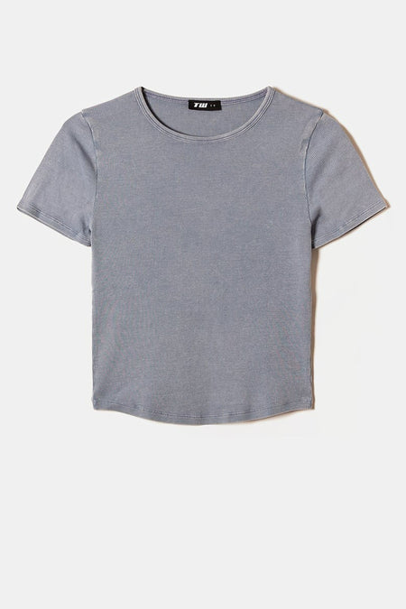 T-shirt met korte mouwen - blauw