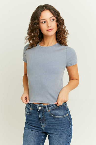 T-shirt met korte mouwen - blauw