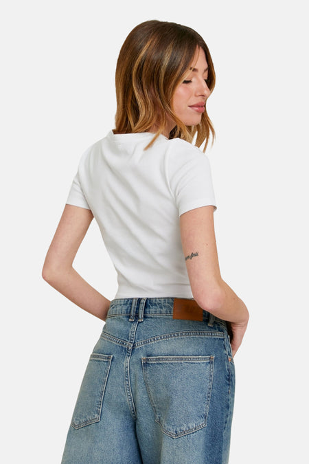 T-shirt met korte mouwen - wit