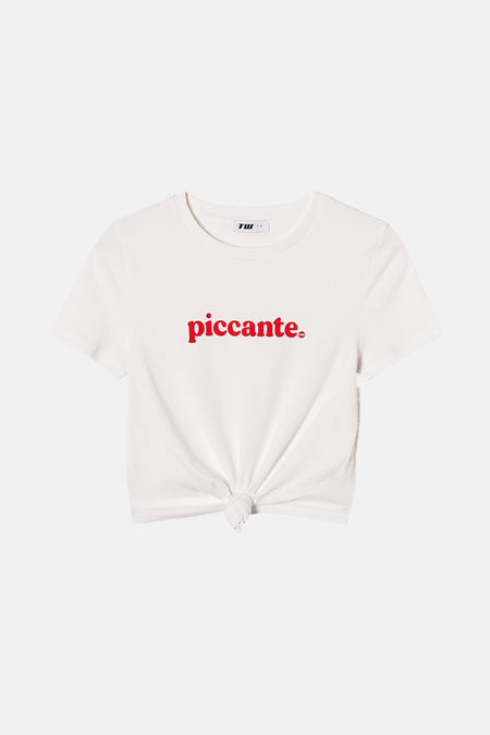T-shirt met korte mouwen - wit