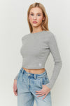 Top (lange mouwen) Grijs - TALLY WEIJL