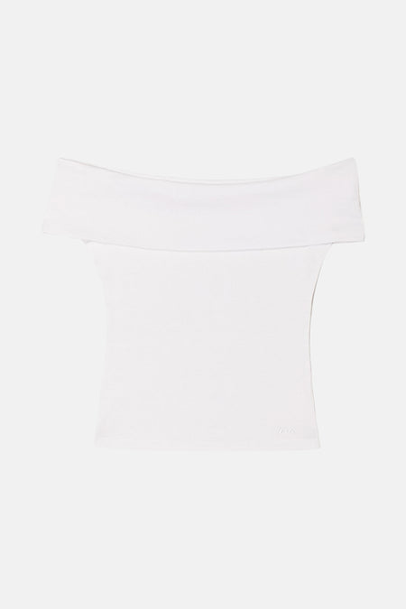 Top uni manche courte Blanc - TALLY WEIJL