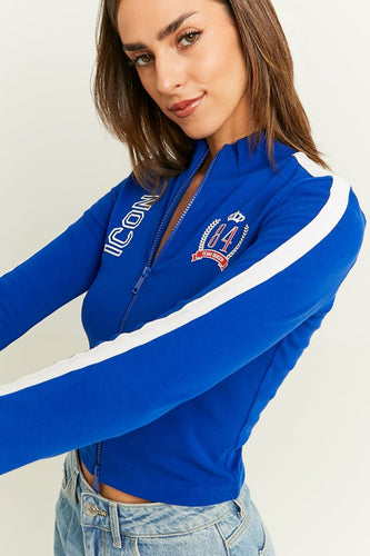 T-shirt à manches longues - bleu - TALLY WEIJL