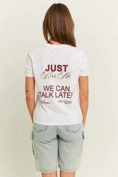 T-shirt met korte mouwen - wit