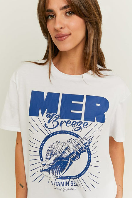 T-shirt (korte mouwen) Wit - TALLY WEIJL