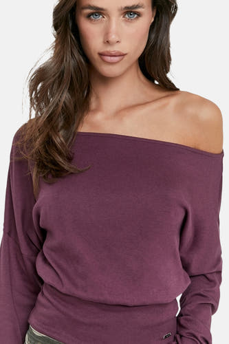 T-shirt à manches longues - Mauve