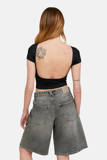 T-shirt met korte mouwen - zwart