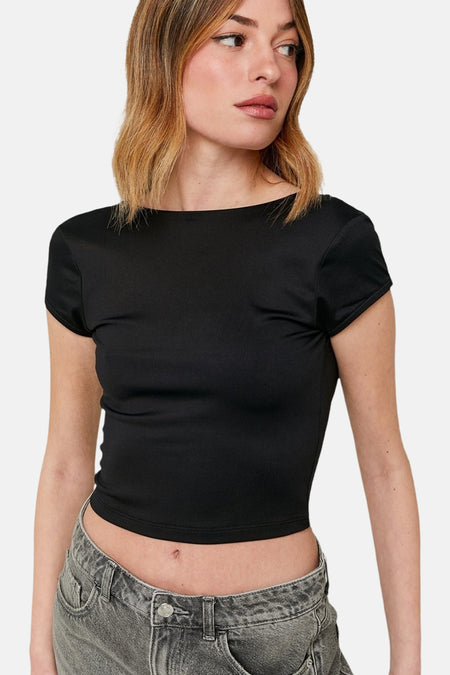 T-shirt met korte mouwen - zwart