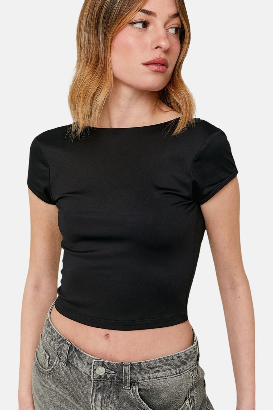 T-shirt met korte mouwen - zwart - TALLY WEIJL