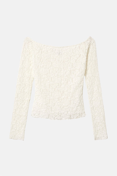 T-shirt met lange mouwen - wit