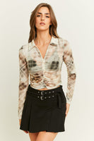 Hemd (lange mouwen) Beige - TALLY WEIJL