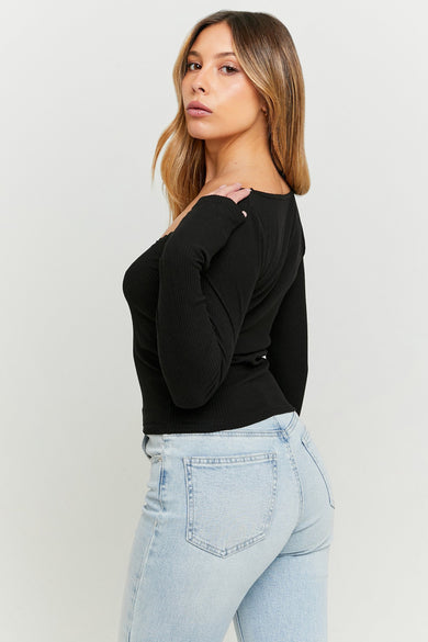 Sweat Noir - TALLY WEIJL