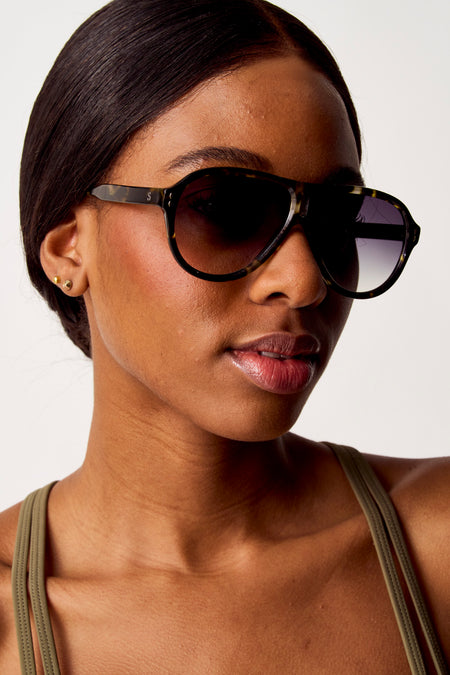 Lunettes de soleil - brun