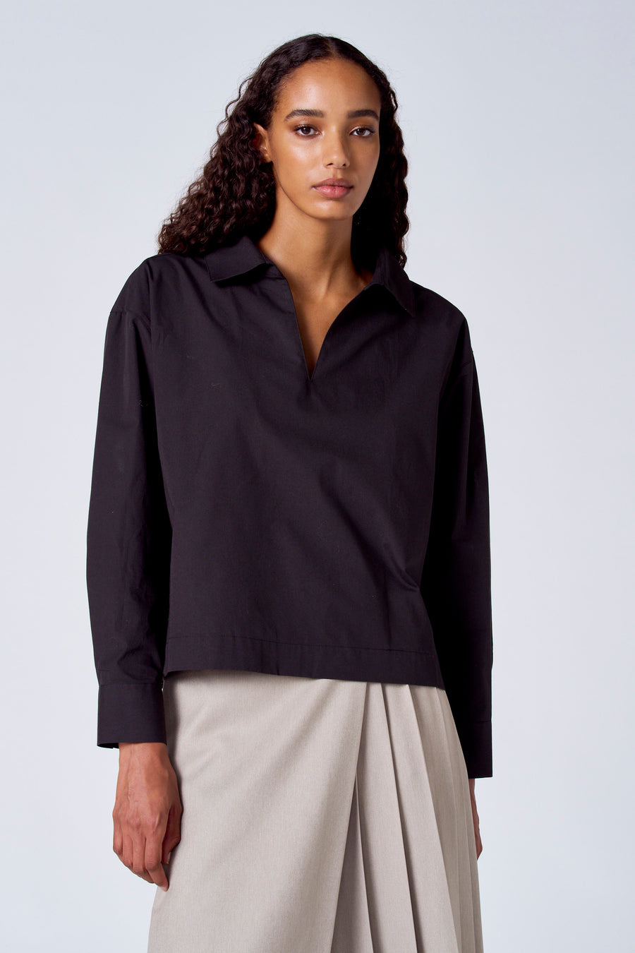 Blouse met lange mouwen - zwart - SUNSET STUDIO - 1