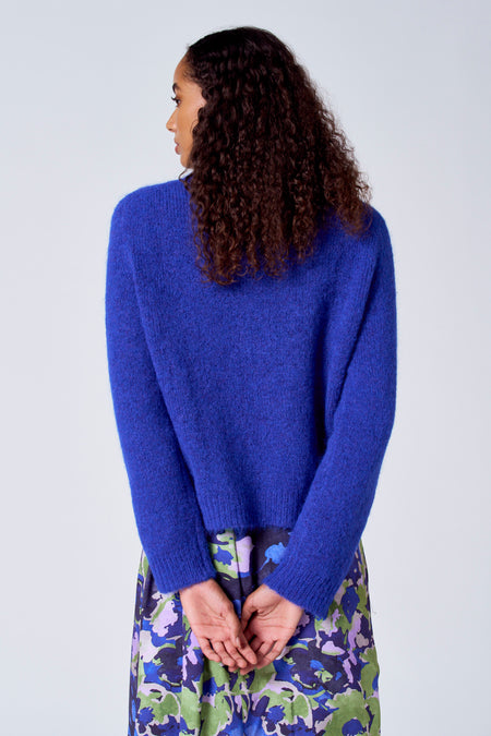 Trui met ronde hals Blauw - SUNSET STUDIO