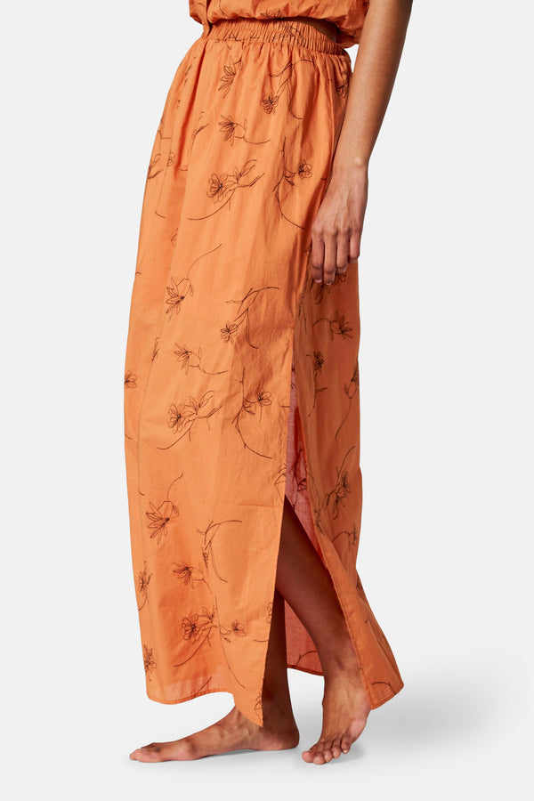 Rok (lang) Oranje - SUNSET STUDIO