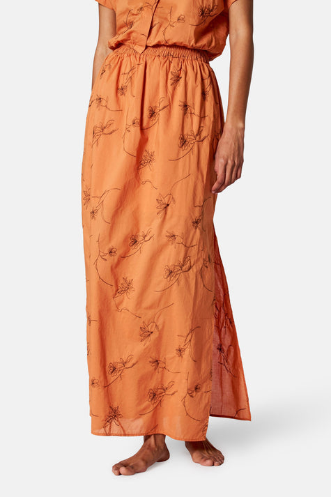 Rok (lang) Oranje - SUNSET STUDIO