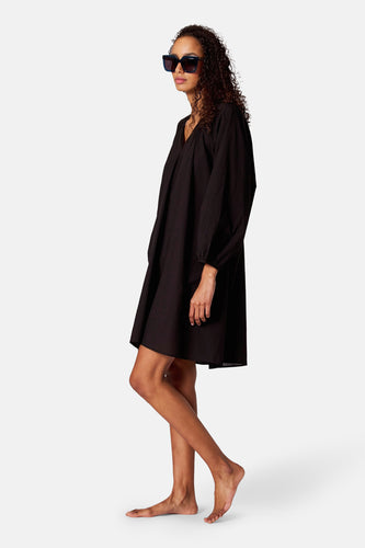 Robe à manches longues - noir