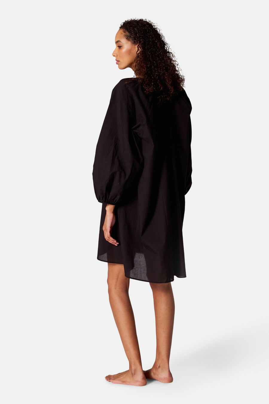 Kleedje met lange mouwen - zwart - SUNSET STUDIO