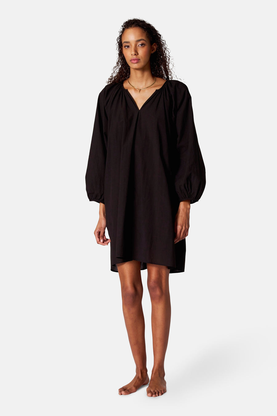 Kleedje met lange mouwen - zwart - SUNSET STUDIO