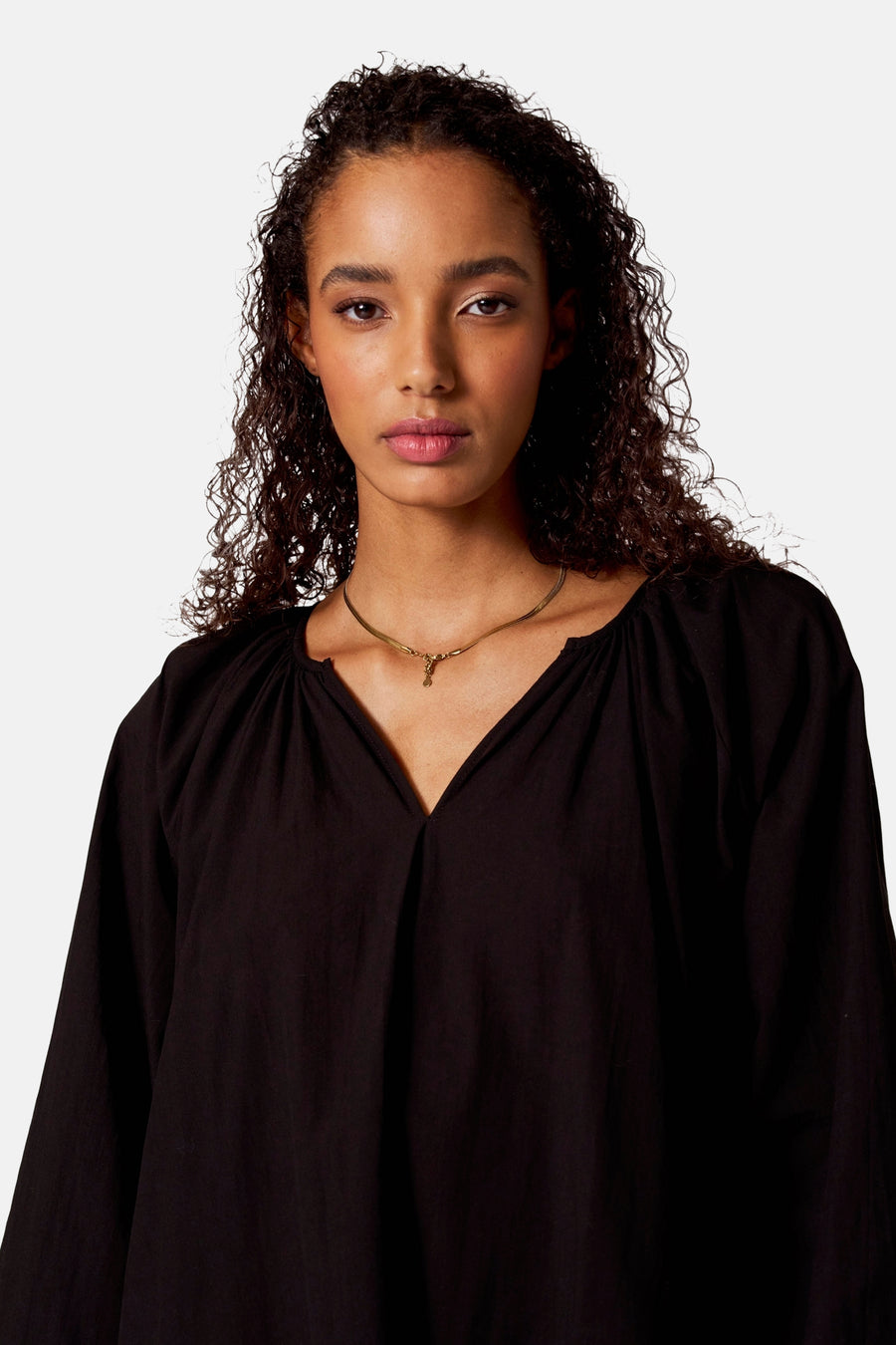 Kleedje met lange mouwen - zwart - SUNSET STUDIO